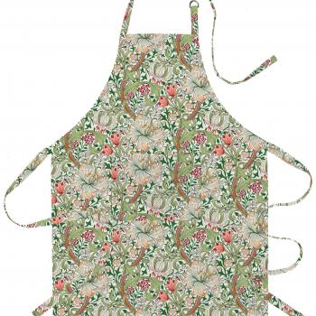 Golden Lily Apron by William Morris