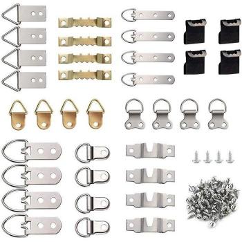 Kit de Crochets Suspendus pour Cadres Photo 96 pièces