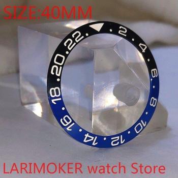 BLIGER 40mm Black Rotating Bezel for 43mm Men's Watch
