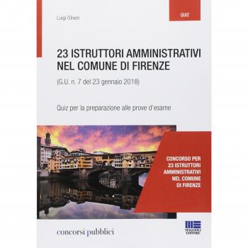 23 istruttori amministrativi nel Comune di Firenze