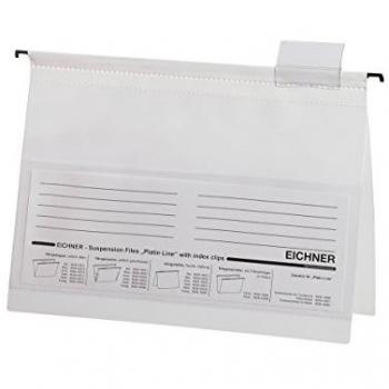 Cartelle Sospese Plastica Bianche 10x1 Pinzatura Commerciale Eichner