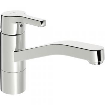 Mitigeur Hansapaleno de cuisine pivotant, projection 215 mm, basse pression, chromé