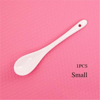 Mini Porcelain Spoons Set for Tea, Coffee, Sugar, and Dessert - 1/3 Piece L/S