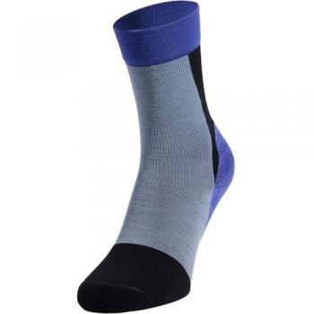 Calze Odlo The Performance Wool Crew blu lilla - 39-41