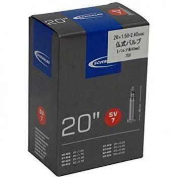 Schwalbe 20 SV7 Presta Inner Tube - 1.5-2.5 Size