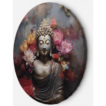 Pink Serenity Buddha Canvas Art – 40x40