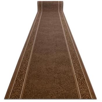 Sttropez Brown Runner with Anti‑Slip Frame – 80 × 130 cm
