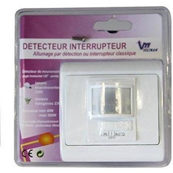 Détecteur de mouvement encastré 500 W - Voltman