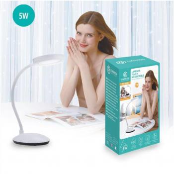 Lámpara de Mesa Recargable con Control Táctil 5W 3 Intensidades Tx-9085