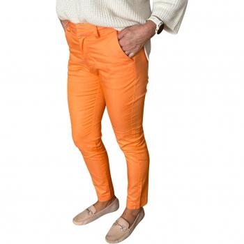 Kaffe Women's Chino Pants in Melon, Size 3XL