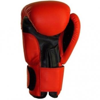 Benlee Fighter Leather Boxing Gloves Red / Black 10 oz Unisex
