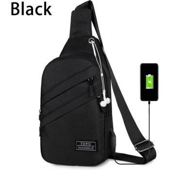 Unisex Nylon Crossbody Waist Pack - Outdoor Sport Sling Bag for Daily Use and Picnics
