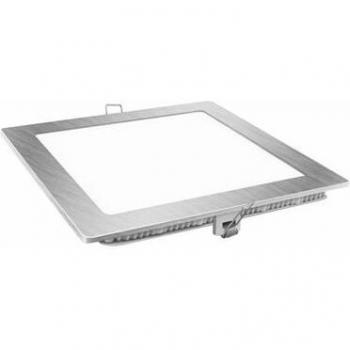 Downlight Cuadrado LED 15W Plata Mate 2700K