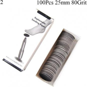 100Pcs Foot File Sandpaper for Dead Skin and Callus