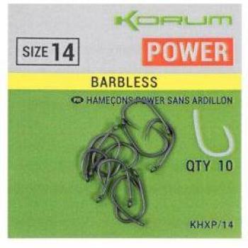 Korum Power Barbless Hooks - 10 Pack