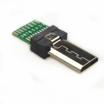 Conector Micro USB 15 Pines LANC - Lote de 5