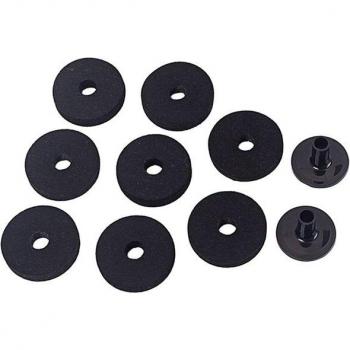 8PCS Drum Stand Felt Washer + 2PCS Cymbal Sleeves for Drum Accessories