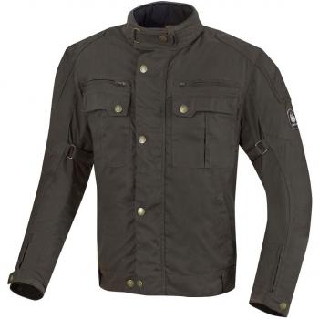 Perton Giacca Cerata Moto Marrone M