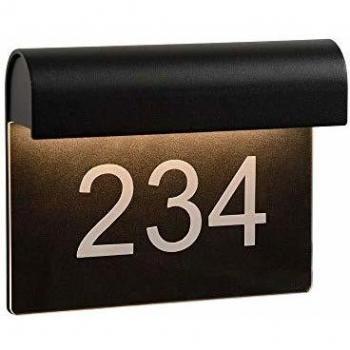 Lámpara de pared Thesi LED exterior, regulador de intensidad