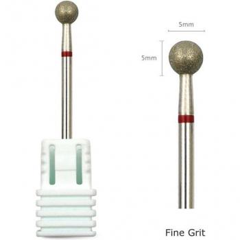 HYTOOS 5.0mm Fine Diamond Cuticle Burr