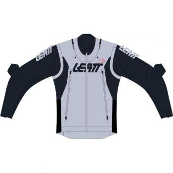 Leatt 4.5 Lite Chaqueta impermeable de motocross - Negro Gris Rojo (XL)