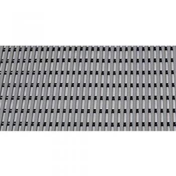 Tapis antidérapant pour douche et vestiaire - rouleau de 10 m - PVC gris