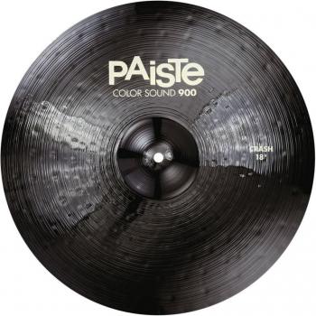 Paiste 18‑Zoll 900‑Color‑Sound Crash (schwarz) – BK-Version