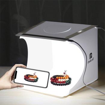 PULUZ Portable Lightbox Photo Studio Kit with 2 LED Lamps