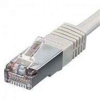 Equip Patchkabel Cat.5e SF/UTP 0.25m mit Nasenschutz grau