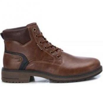 XTI 142116 Botines de hombre camel en piel vegana