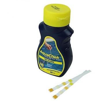 Bandelettes de test pour piscine - AQUACHEK - 4 en 1 - Jaune - 3 x 50