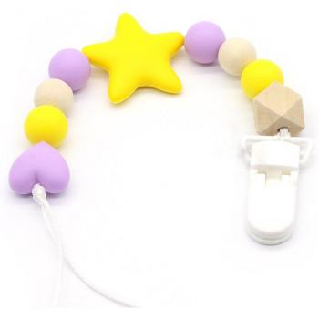 BPA-Free Baby Teether and Pacifier Holder