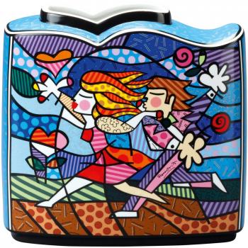 Romero Britto Goebel Vase Nr. 66450479 – „Love Blossoms“