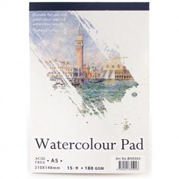 15 Sheets A3/A4/A5 Watercolor Paper Sketchbook for Art and Drawing 203A