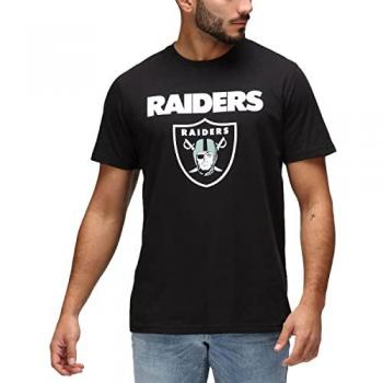 Recovered NFL Raiders Logo T-Shirt - Black, XXL