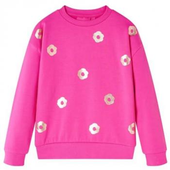 VidaXL Sudadera infantil rosa oscuro 104