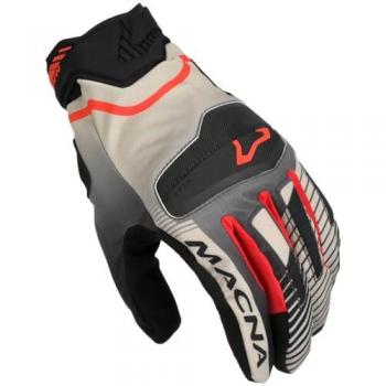 Macna Lithic Gants de moto Noir Gris Rouge taille : M