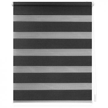 Doppelrollo Duo anthrazit B/L: ca. 60x150 cm