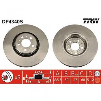 Disque Ventilé Avant TRW DF4340S