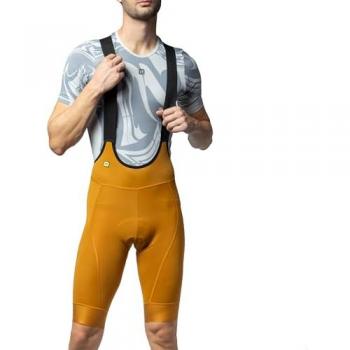 Ale PR.E Magic Color Bib Shorts Mustard 2XL Men's