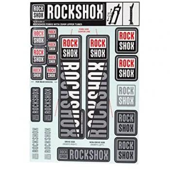 RockShox Federungsaufkleber 35mm