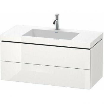 Duravit L-Cube Möbelwaschtisch wandhängend, 100x48 cm, ohne Hahnloch