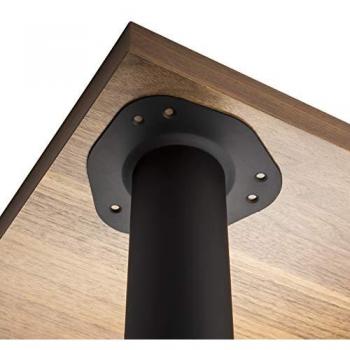 Pieds de Table SOTECH 820 mm Noir - Ensemble de 4
