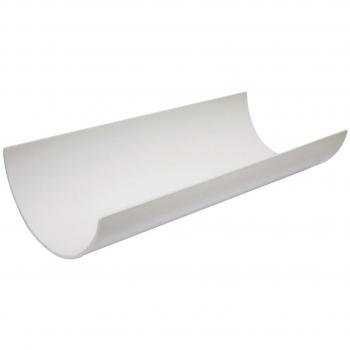 FloPlast Half Round Gutter - 112mm x 2mtr White