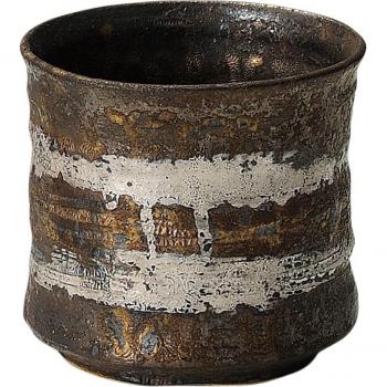 Marui Seito Shigaraki Holz-Spezialbecher Kinyo – 3 Stück, Karton