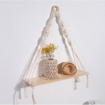 Soporte Macramé Artesanal “Luz y Trama”