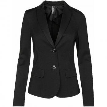 Marc Cain Blazer mit angedeuteten Pattentaschen, Größe 36 - women - Black - 36
