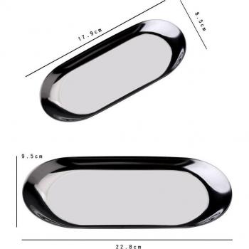 Gold Stainless Steel Dessert Plate