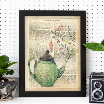 Lámina “La Hora del Té: Frutas y Nutrición”