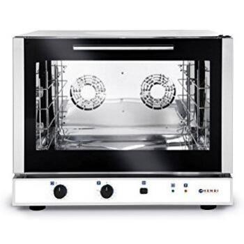Piec konwekcyjny piekarniczy z nawilżaniem 4 blachy 600x400mm 230V 3400W - Hendi 225516